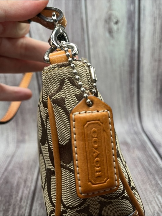 COACH VTG Y2K Signature Demi Mini Pouch Shoulder Bag Pochette 